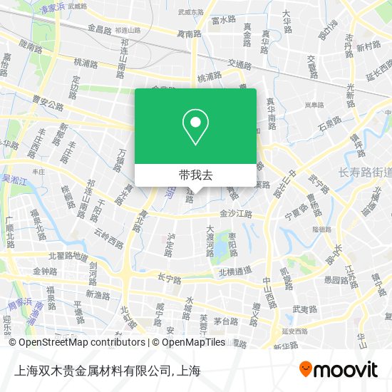 上海双木贵金属材料有限公司地图