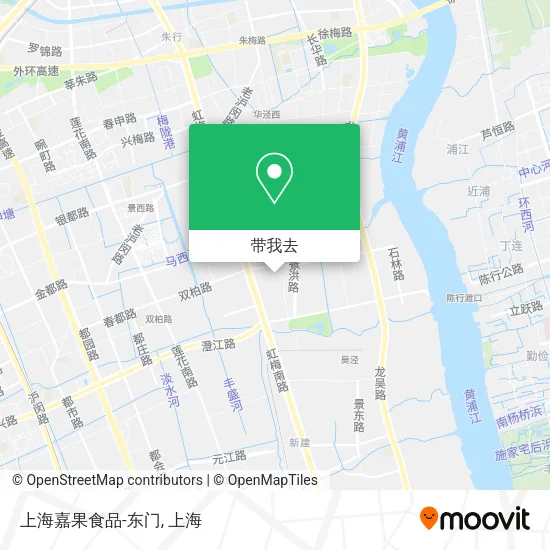 上海嘉果食品-东门地图