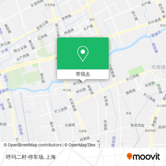 呼玛二村-停车场地图
