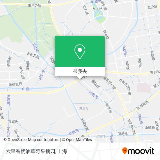 六里香奶油草莓采摘园地图