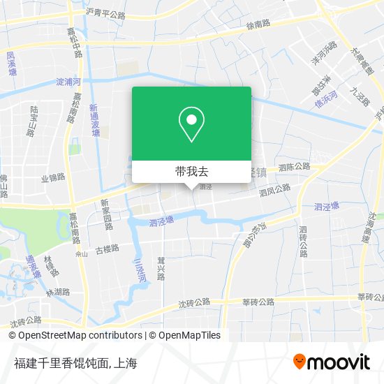 福建千里香馄饨面地图