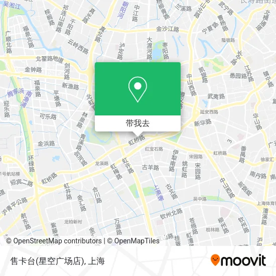 售卡台(星空广场店)地图