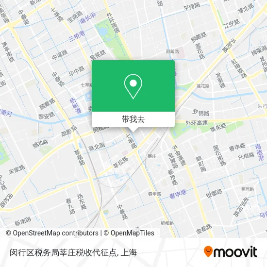 闵行区税务局莘庄税收代征点地图