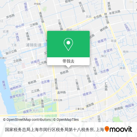 国家税务总局上海市闵行区税务局第十八税务所地图