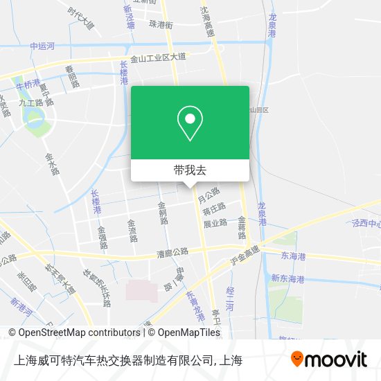 上海威可特汽车热交换器制造有限公司地图
