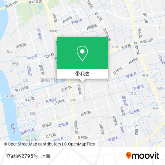 立跃路2795号地图