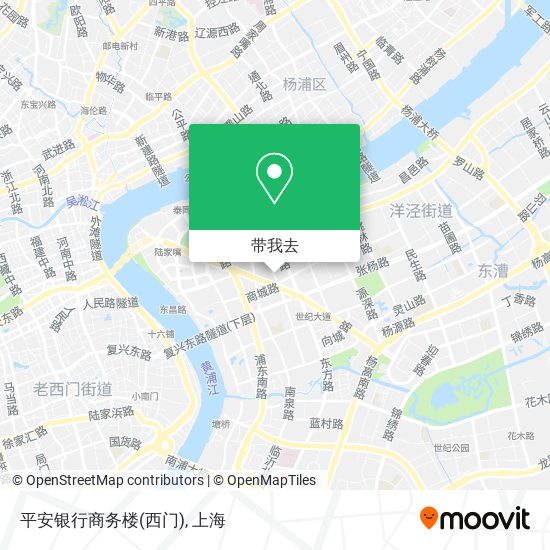 平安银行商务楼(西门)地图