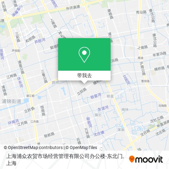 上海浦众农贸市场经营管理有限公司办公楼-东北门地图