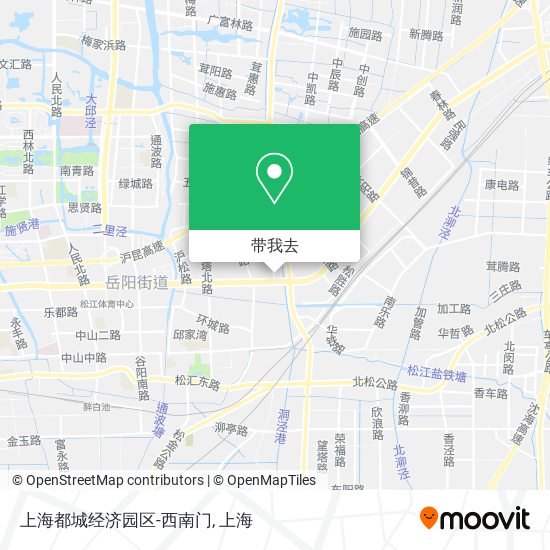 上海都城经济园区-西南门地图