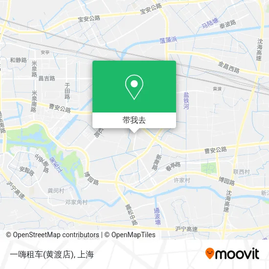 一嗨租车(黄渡店)地图