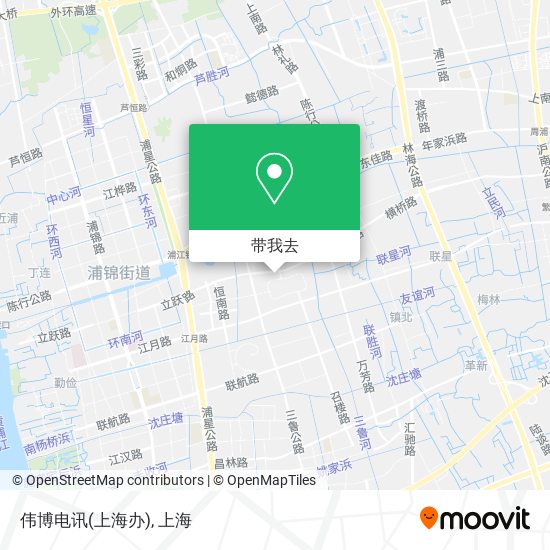 伟博电讯(上海办)地图