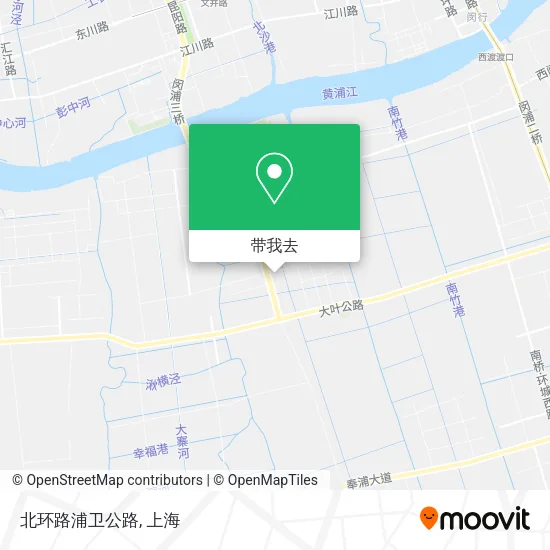 北环路浦卫公路地图