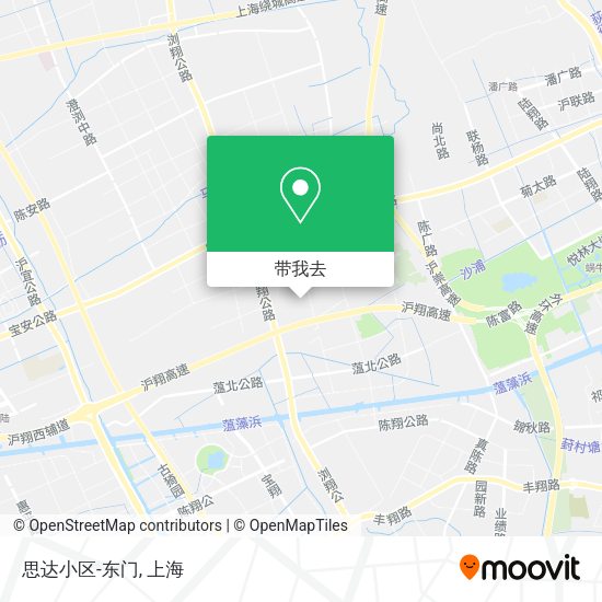 思达小区-东门地图