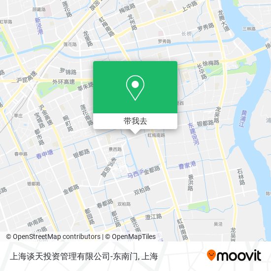 上海谈天投资管理有限公司-东南门地图