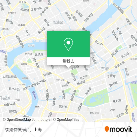 钦赐仰殿-南门地图