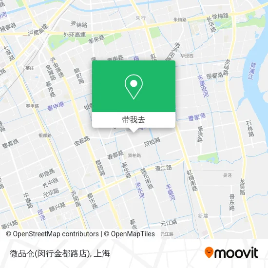 微品仓(闵行金都路店)地图