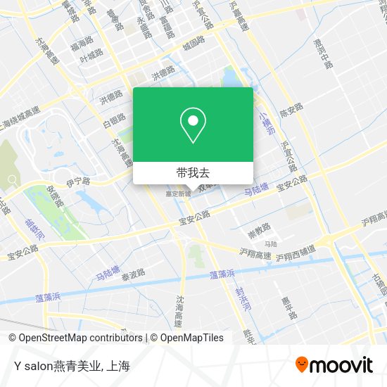 Y salon燕青美业地图