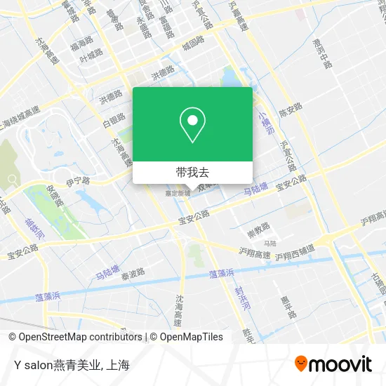 Y salon燕青美业地图