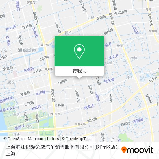上海浦江锦隆荣威汽车销售服务有限公司(闵行区店)地图