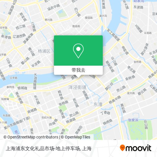 上海浦东文化礼品市场-地上停车场地图