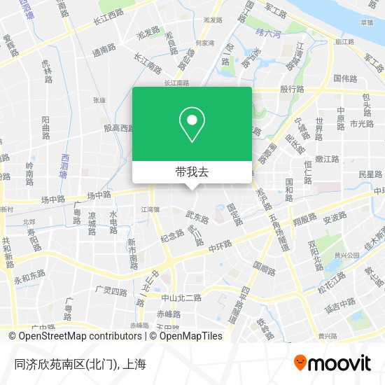 同济欣苑南区(北门)地图