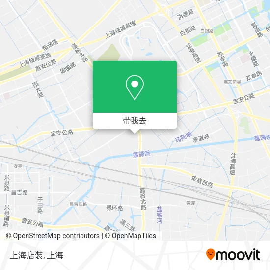 上海店装地图