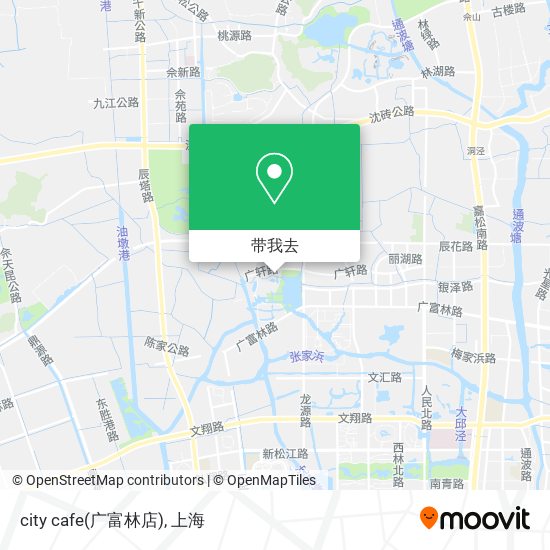 city cafe(广富林店)地图