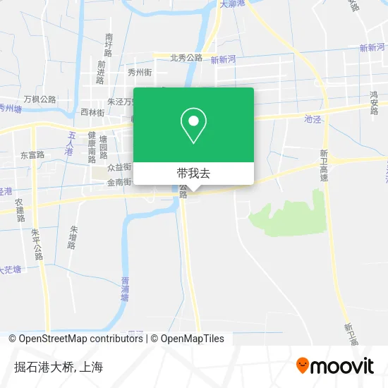 掘石港大桥地图