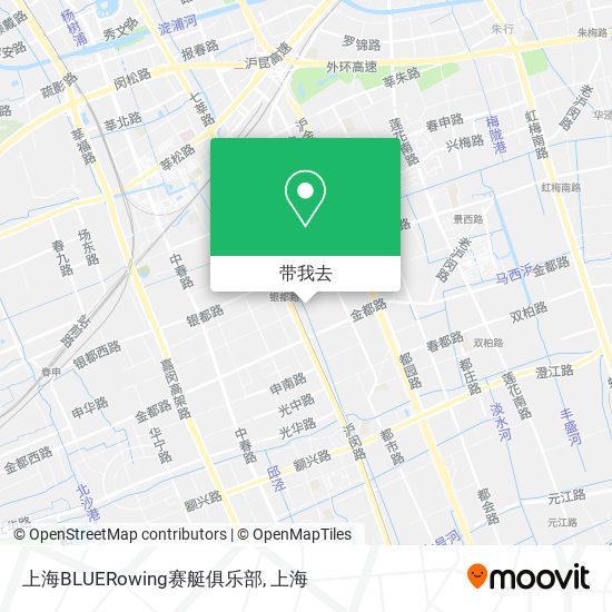 上海BLUERowing赛艇俱乐部地图