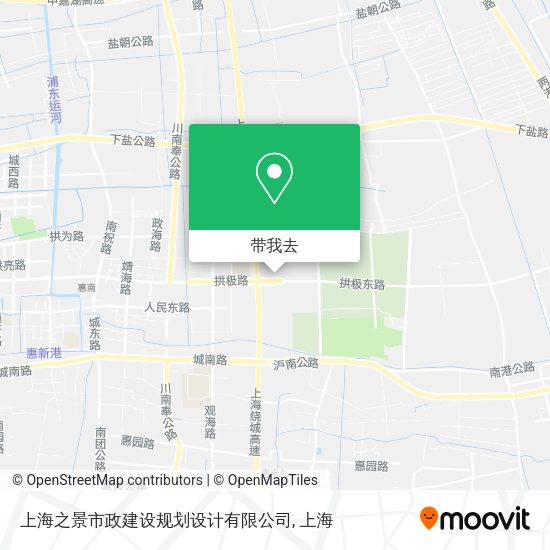 上海之景市政建设规划设计有限公司地图