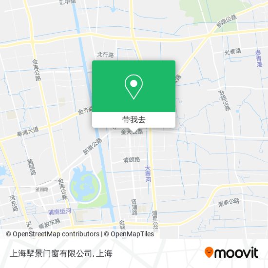 上海墅景门窗有限公司地图