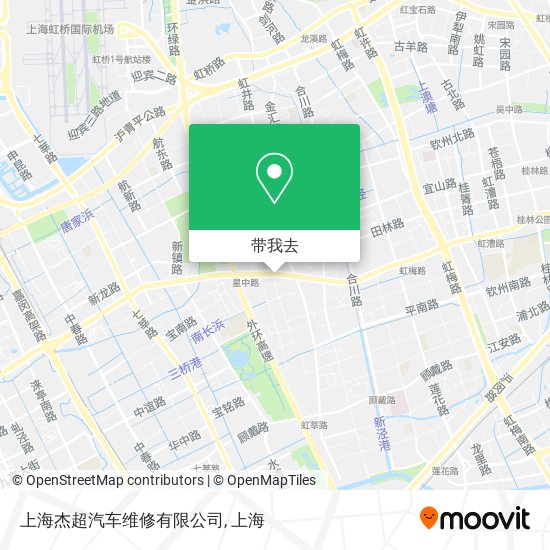 上海杰超汽车维修有限公司地图