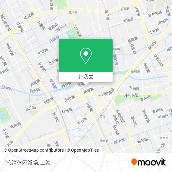 沁清休闲浴场地图