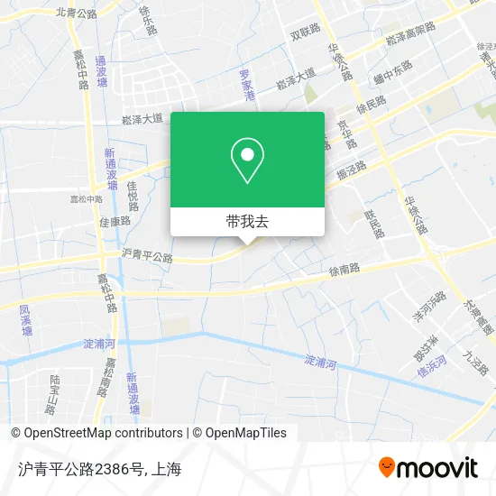 沪青平公路2386号地图
