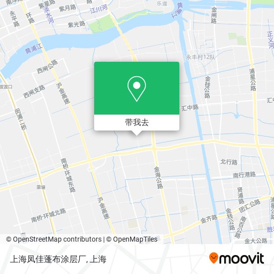 上海凤佳蓬布涂层厂地图