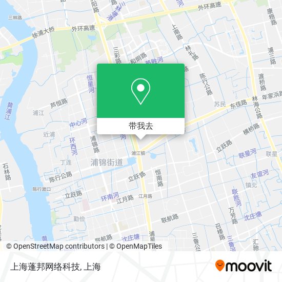 上海蓬邦网络科技地图
