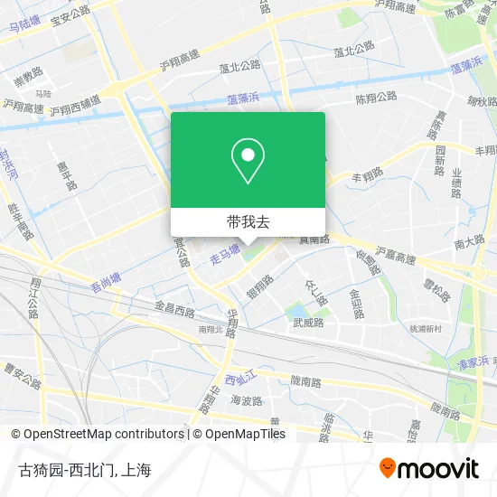 古猗园-西北门地图