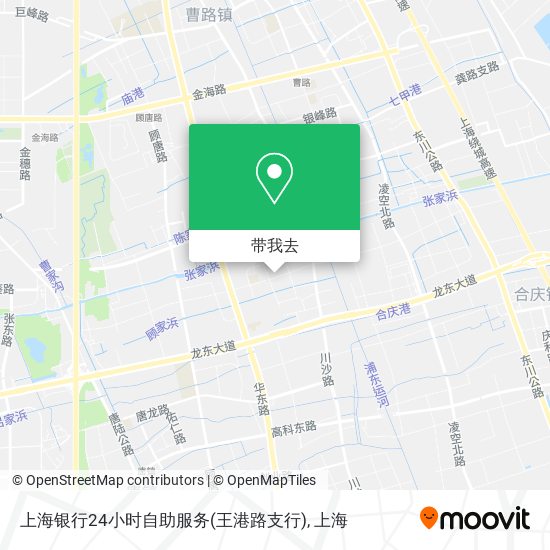上海银行24小时自助服务(王港路支行)地图