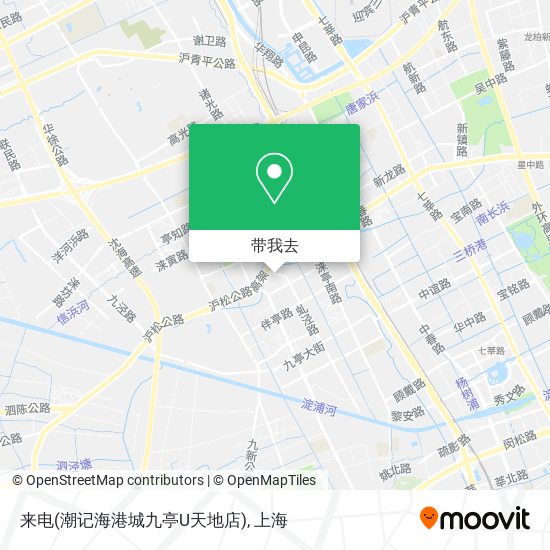 来电(潮记海港城九亭U天地店)地图