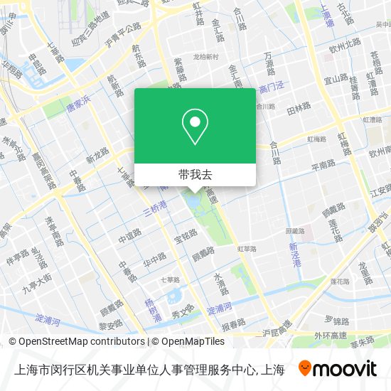 上海市闵行区机关事业单位人事管理服务中心地图