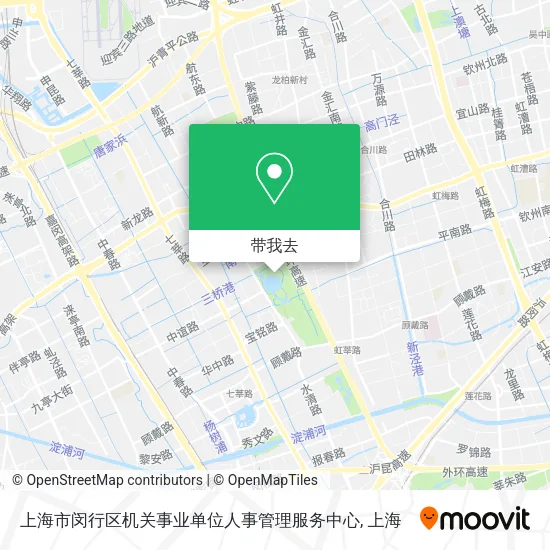 上海市闵行区机关事业单位人事管理服务中心地图