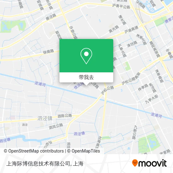上海际博信息技术有限公司地图