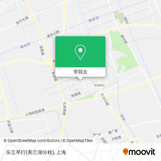 乐立琴行(美兰湖分校)地图