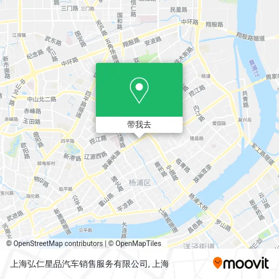 上海弘仁星品汽车销售服务有限公司地图