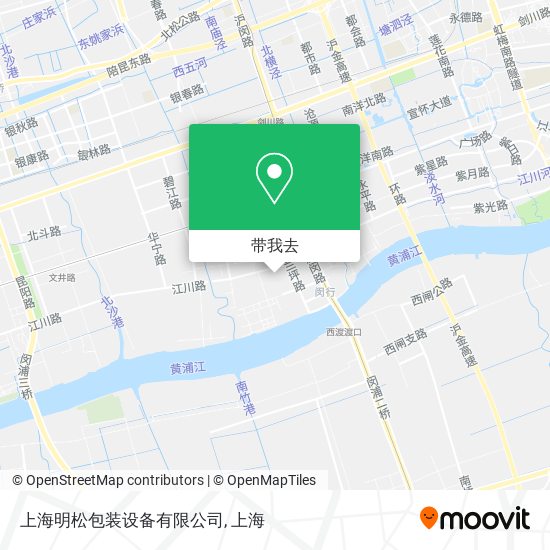 上海明松包装设备有限公司地图