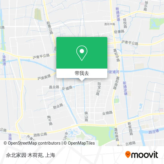 佘北家园·木荷苑地图