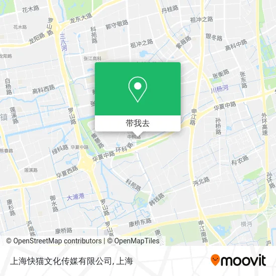 上海快猫文化传媒有限公司地图