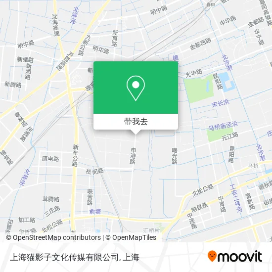 上海猫影子文化传媒有限公司地图