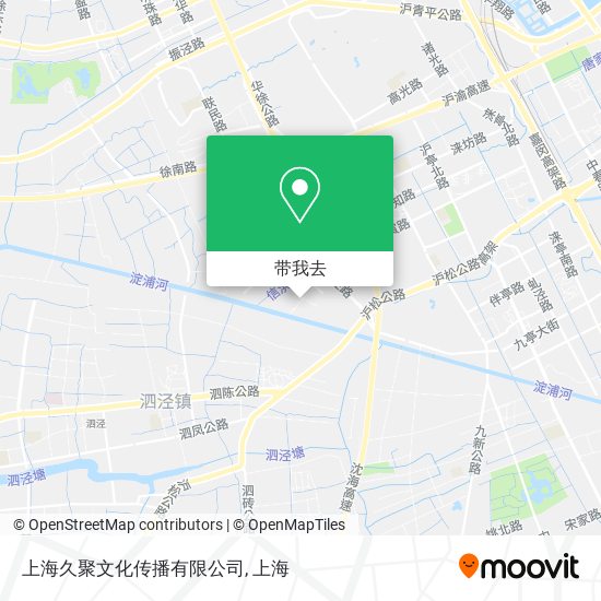 上海久聚文化传播有限公司地图