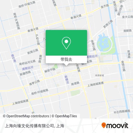 上海向臻文化传播有限公司地图